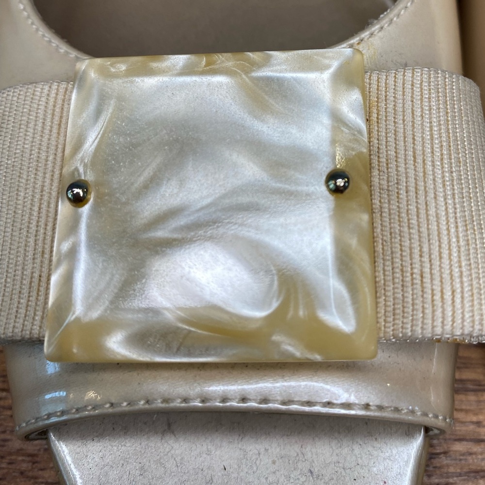 Stuart Weitzman Slingback Peep Toe Shoes - Picture 5 of 16